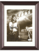 Charles E. McGee signed 8x10 Photo 302 F.S.- 1944 Custom Framing- JSA #II11097 (Tuskegee Airman/Red Tails/WWII/Korea)