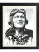 Donald Bryan signed P-51 Little One WWII Ace Pilot B&W 8x10 Photo Custom Framing- JSA #II11577- 352d Fighter 328 Fighter Group 1