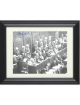 Whitney Harris signed 1945-46 WWll Nuremberg Trials 8x10 Photo Custom Framing PSA #AD38866- Prosecutor Military Tribunals RARE