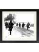 Philip P. Perugini signed WWII Band of Brothers 8x10 Photo Custom Framing- JSA #SS51663- 101st ABD Easy Co 506th PIR