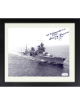Louis "Kayo" Erwin signed WWII Vintage B&W 8x10 Photo Custom Framing- JSA #SS17617- USS Indianapolis Survivor 1943-1945