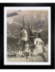 Wilt Chamberlain signed Philadelphia 76ers Vintage B&W 16x20 Photo #13 Custom Framing- PSA Authentication (vs Bill Russell)