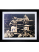 Muhammad Ali & Joe Frazier dual signed 1974 Super Fight ll 16x20 Photo Custom Framing- Beckett/COA/Pics