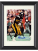 Franco Harris signed Pittsburgh Steelers 8x10 Photo Custom Framing- Beckett Review/Show Ticket/Photo/Tuff Stuff COA