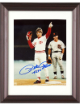 Pete Rose signed Cincinnati Reds 8x10 Photo #4256 (4192 Record Breaker) imperfect Custom Framing- Tuff Stuff LOA