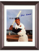 Hank Aaron signed Atlanta Braves MLB Licensed Vintage 8x10 Photo minor ding Custom Framing- Tuff Stuff COA/HOF