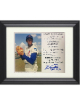 Fergie Jenkins signed Chicago Cubs Hall of Fame Induction 8x10 Photo/Card Custom Framing- COA/Show Ticket