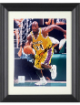 Shaquille O'Neal signed Los Angeles Lakers NBA Licensed 8x10 Photo imperfect Custom Framing- COA (HOF)
