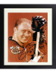 Bobby Hull signed Chicago Blackhawks 8x10 Photo #9 minor dings Custom Framing- Tuff Stuff COA (HOF/The Golden Jet)