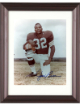 Jim Brown signed Cleveland Browns 8x10 Photo Custom Framing- NFL Alumni LOA (HOF)