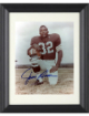 Jim Brown signed Cleveland Browns 8x10 Photo Custom Framing- NFL Alumni LOA (HOF)