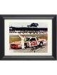 Cale Yarborough signed NASCAR Licensed Hardee's Racing 8X10 Photo minor dings Custom Framing- Tuff Stuff COA
