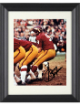 Sonny Jurgensen signed Washington 8x10 Photo minor dings Custom Framing- Tuff Stuff COA/Show Ticket (HOF)