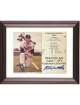 Eddie/Ed Mathews signed Milwaukee Braves MLB Hall of Fame Induction Day 8x10 Photo/Card Custom Framing- COA (HOF)
