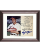Early Wynn signed Cleveland MLB 300th Victory 8x10 Photo/Card Custom Framing- Tuff Stuff COA/Show Ticket