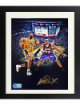 Magic Johnson signed Los Angeles Lakers 8x10 Photo Custom Framing- Beckett Witnessed (w/Kobe Bryant)