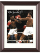 Michael Spinks signed Boxing 8x10 Photo Jinx Custom Framing- JSA (vs Larry Holmes)
